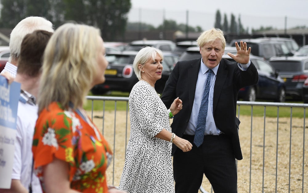 Boris Johnson and Nadine Dorries