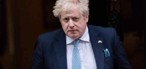 Boris Johnson leaves 10 Downing Street