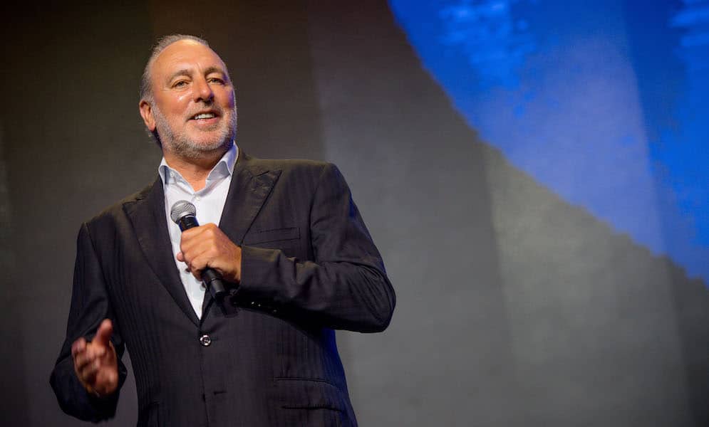 Former Hillsong leader Brian Houston at the grand opening of Hillsong Atlanta, 2021