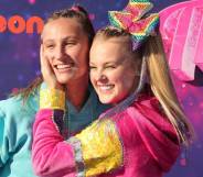 JoJo Siwa embraces Kylie Prew