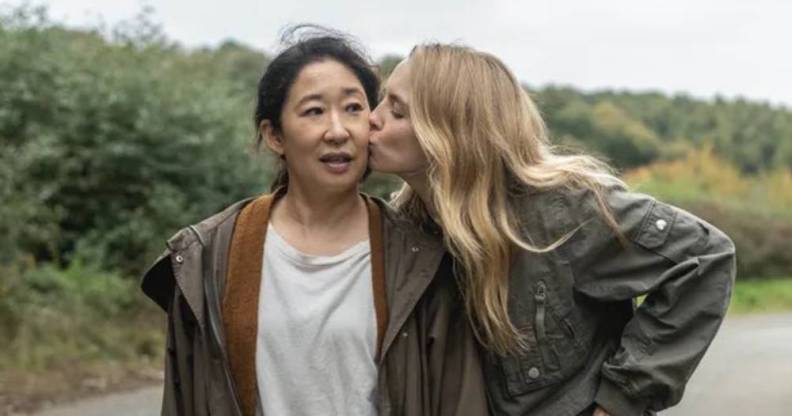 Jodie Comer and Sandra Oh in the Killing Eve finale