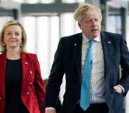 Liz Truss and Boris Johnson