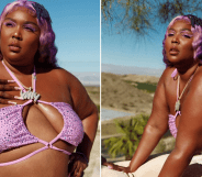 Lizzo has teased a swimwear range while wearing a custom Yitty bikini.