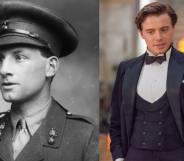 Siegfried Sassoon (L) is played by Jack Lowden (R) in Benediction. (Getty/Emu Films)