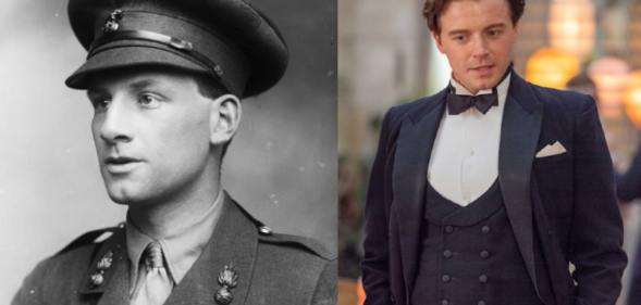 Siegfried Sassoon (L) is played by Jack Lowden (R) in Benediction. (Getty/Emu Films)