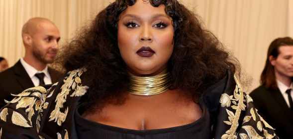 Lizzo's makeup artist has revealed which products he used to create her vampy Met Gala look.