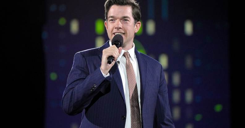 John Mulaney performs onstage