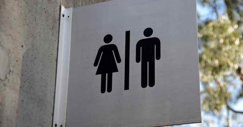 Male and female toilet signs