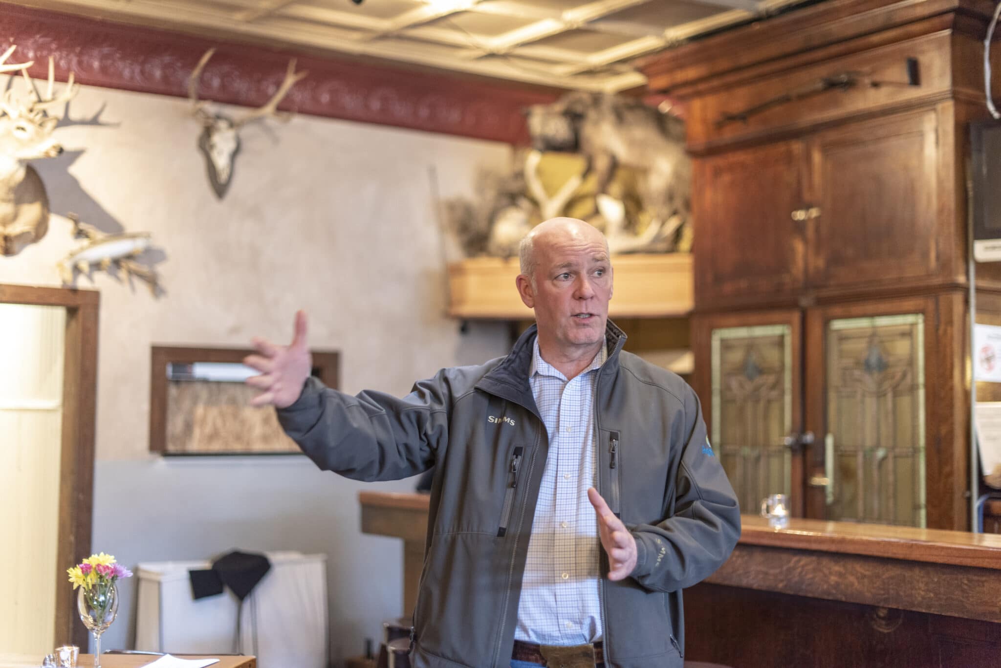 Greg Gianforte at a fundraiser