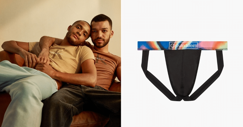 Calvin Klein's campaign for Pride Month is 'This is Love'.