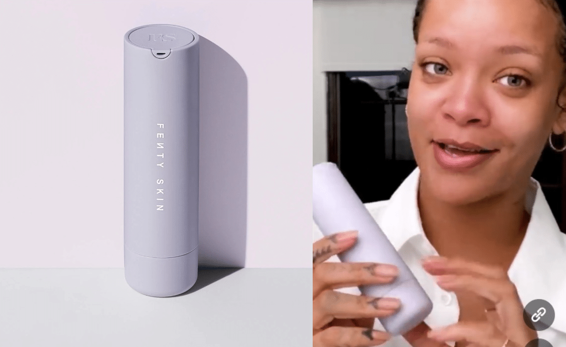 Rihanna uses Hydra Vizor, a product she's "really proud" of. 