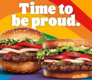 Burger King Austria's Pride Whopper with the words "time to be proud"