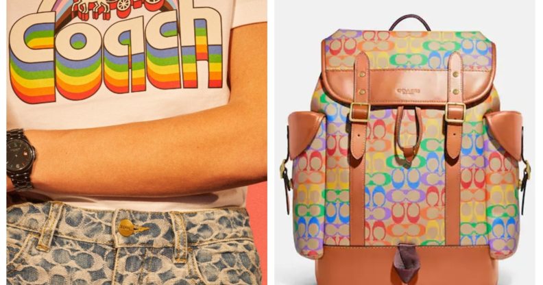 Coach has dropped its colourful collection to mark Pride Month.