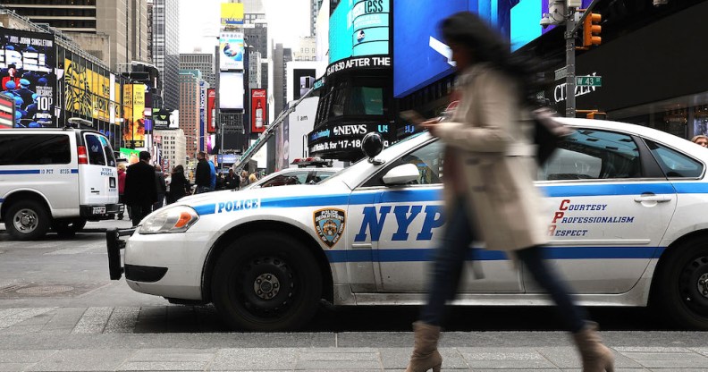 An NYPD police care in New York City