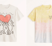 Abercrombie & Fitch has released its Pride collection featuring artwork by Keith Haring.