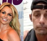 Headshots of Britney Spears and Jason Alexander