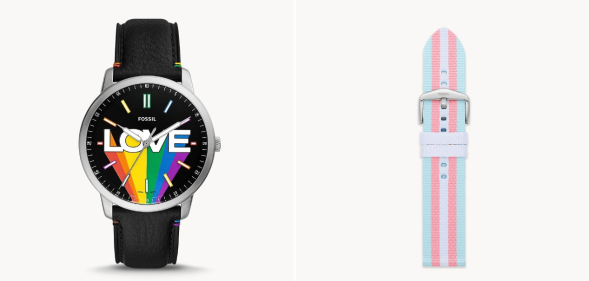 Fossil has released its Pride collection and confirmed a donation to The Trevor Project.