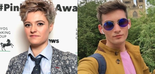 Side-by-side headshots of Jack Monroe and Tom Harwood