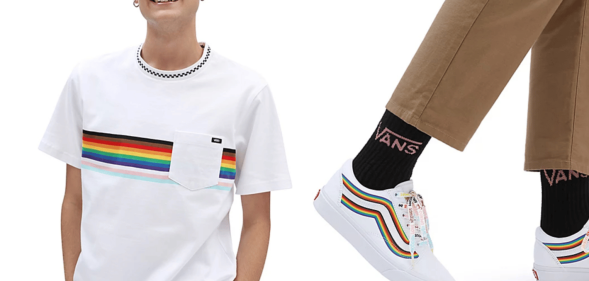 Vans has released its Pride collection for 2022 featuring shoes and apparel.