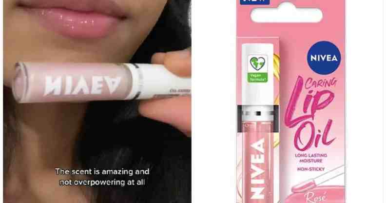 TikTok is loving this affordable lip oil from Nivea.