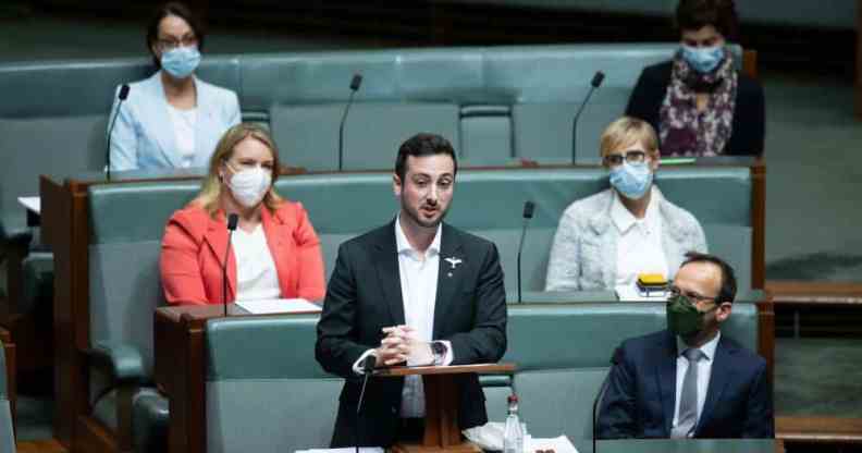 Stephen Bates delivers first speech in parliament