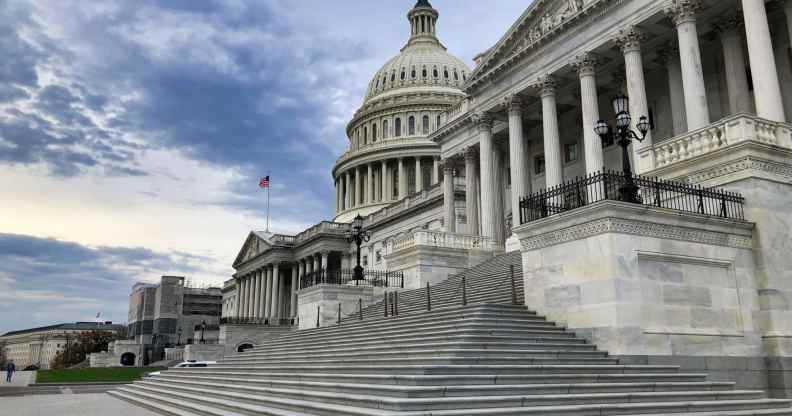 U.S. Capitol and the dome in Washington, DC