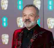 Graham Norton attends the EE British Academy Film Awards ceremony