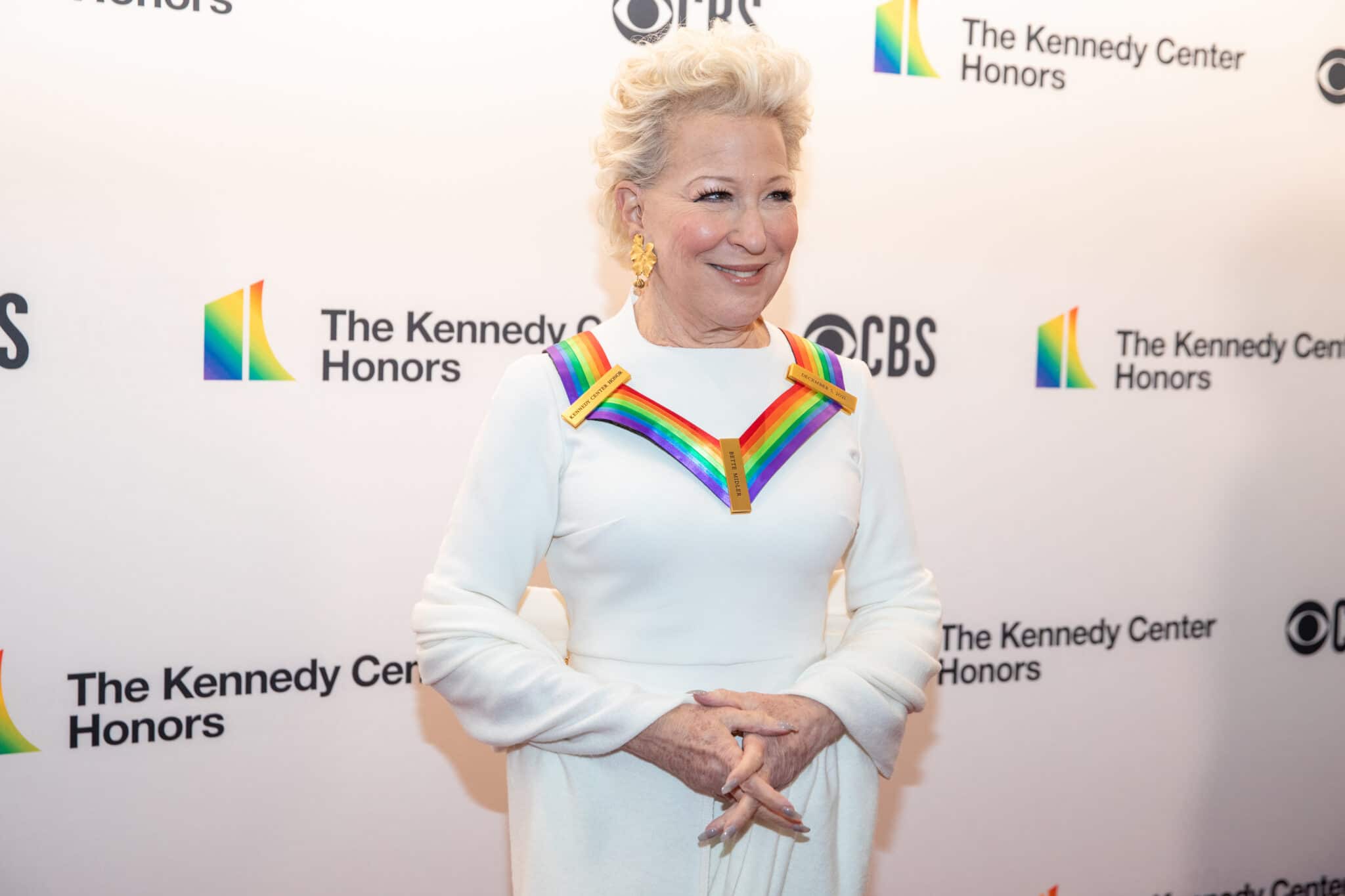 Red carpet shot of Bette Midler