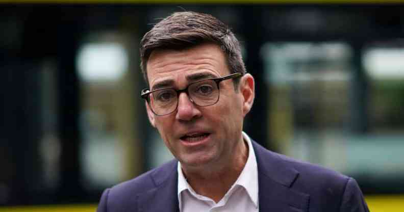 Manchester mayor Andy Burnham