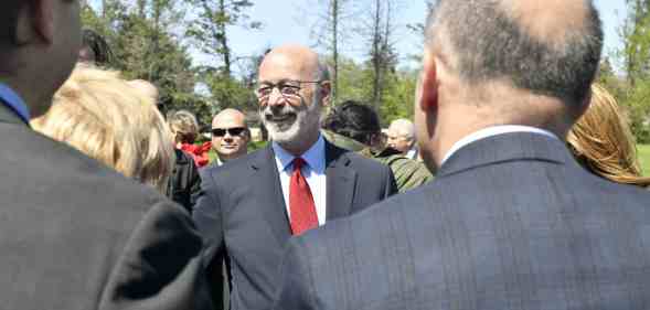 Governor Tom Wolf attends the ByHeart infant formula facility ribbon cutting