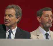 Prime Minister Tony Blair and Work and Pensions Secretary David Blunkett