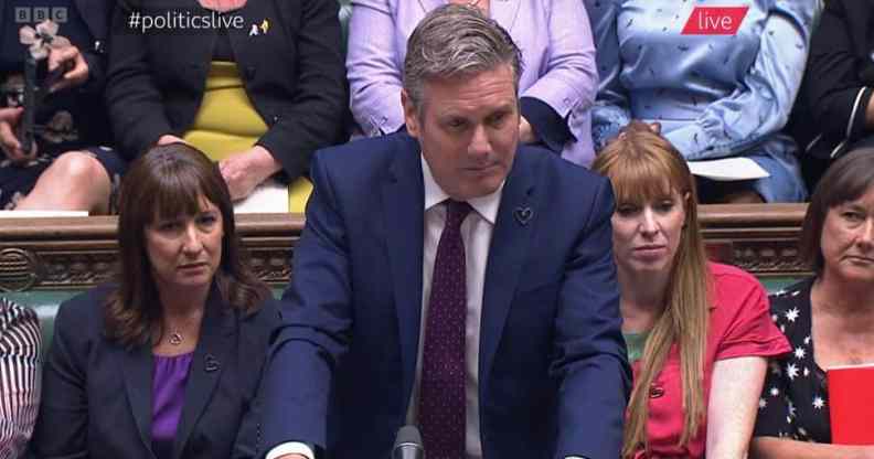 Keir Starmer at PMQs