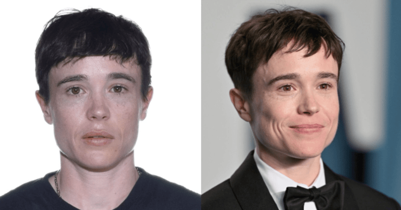 Elliot Page over the moon as he updates passport photo after transition