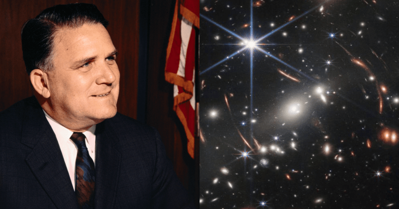 James Webb and the picture from the telescope of the same name