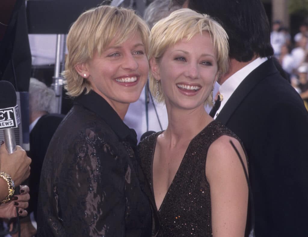 Anne Heche and Ellen DeGeneres.