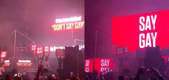 Christina Aguilera's headline set at Brighton Pride