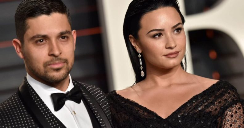 Wilmer Valderrama and Demi Lovato