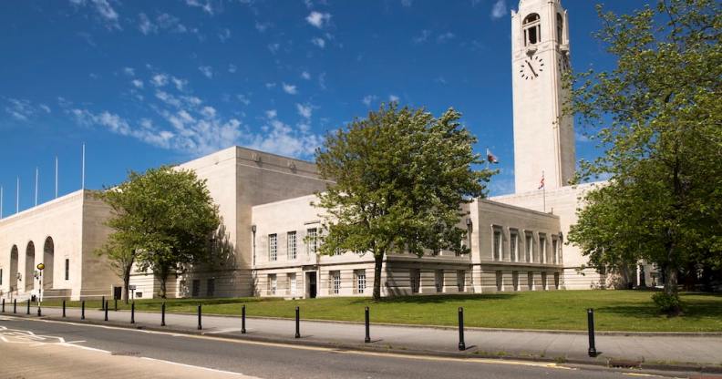 Swansea guildhall building