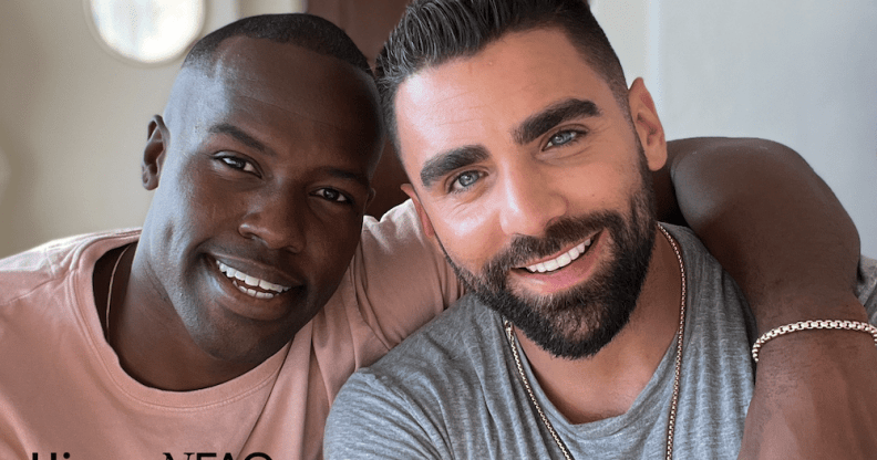 Phillip Picardi and Darien Sutton, who met on Hinge