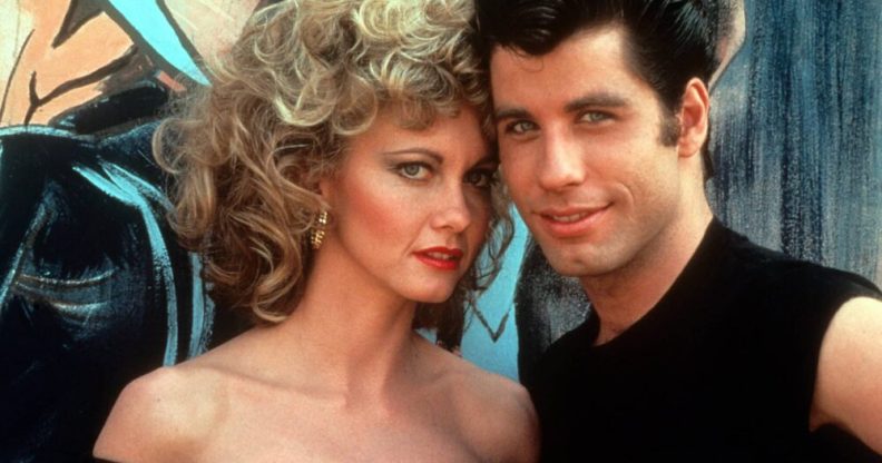 Olivia Newton John And John Travolta In 'Grease'