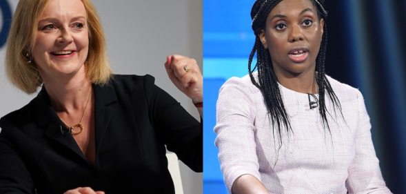 Liz Truss (left) and Kemi Badenoch (right)