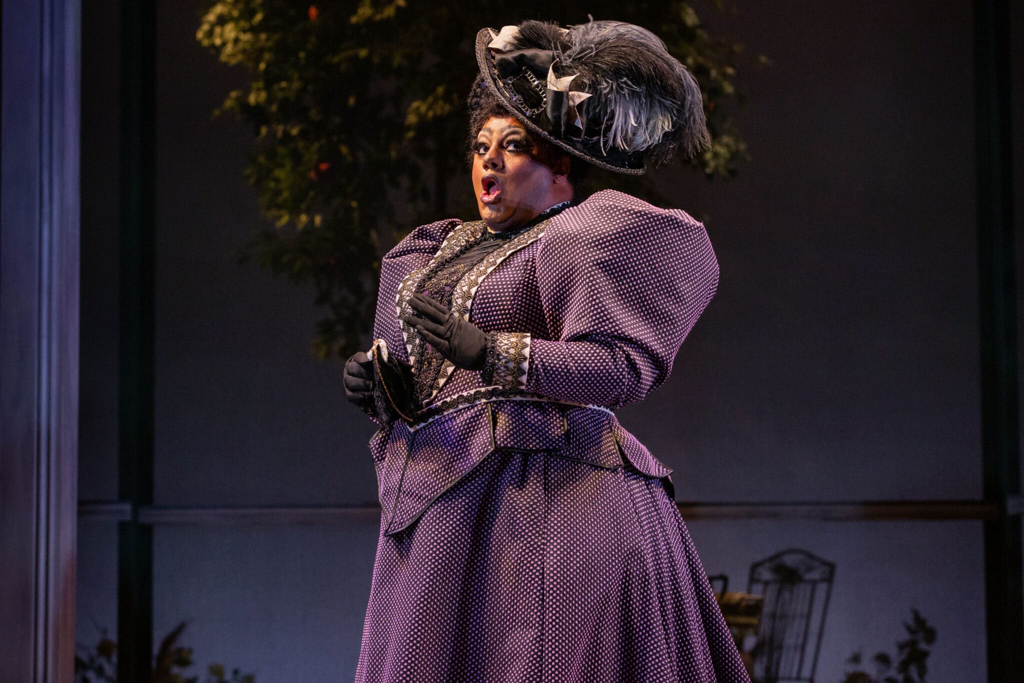 Drag Race UK star Vinegar Strokes as Lady Bracknell in The Importance of Being Earnest