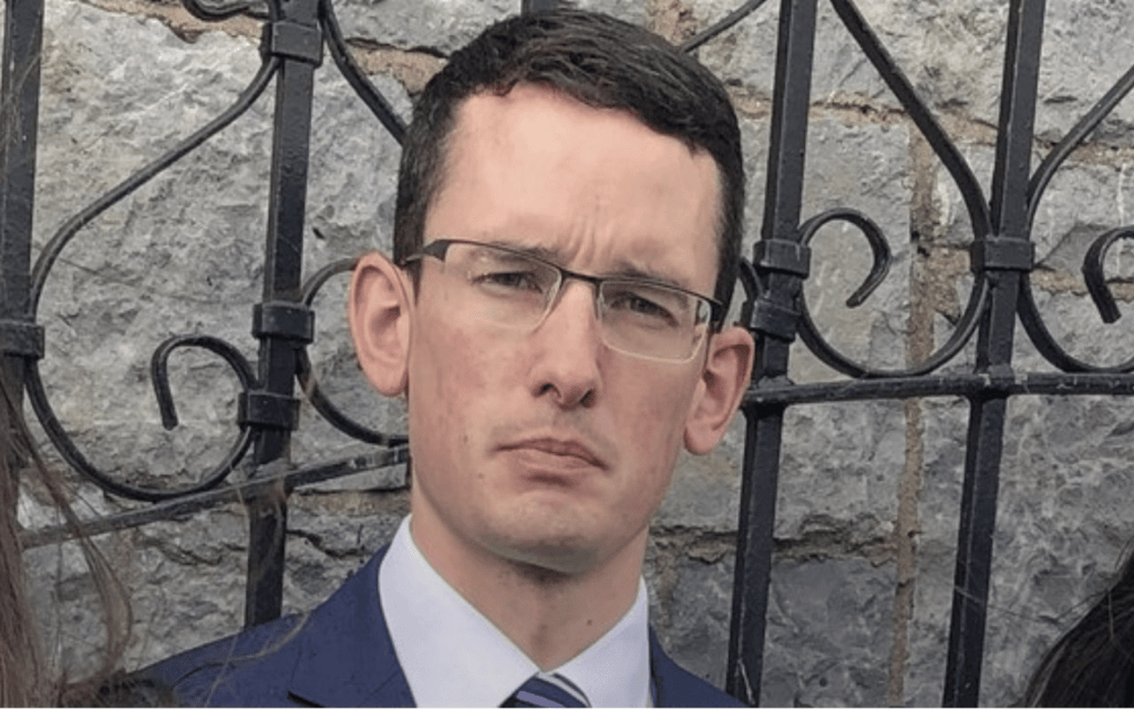 A picture of Enoch Burke, who failed in a bid to be released from prison.