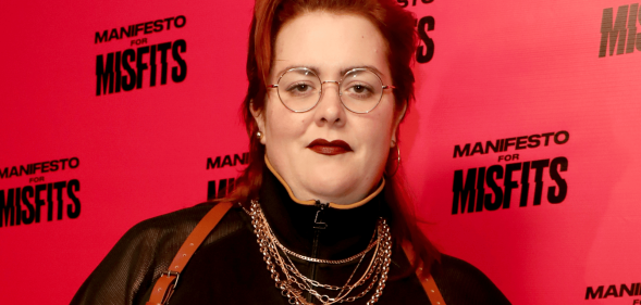 Jayde Adams attends the launch of Glyn Fussell's debut book "Sink The Pink's Manifesto For Misfits" at Common Decency