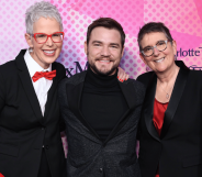 Actor Daniel Durant poses with his mothers