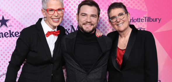 Actor Daniel Durant poses with his mothers