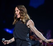 Former Spice Girls member Melanie C performs on stage