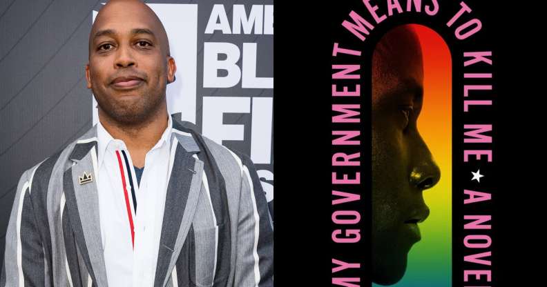 Rasheed Newson's new novel is titled My Government Means To Kill Me. (Jason Koerner_Getty)