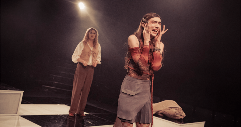 Joni Ayton-Kent (L) and Mary Malone (R) perform on stage in The Prince. (Mark Senior)