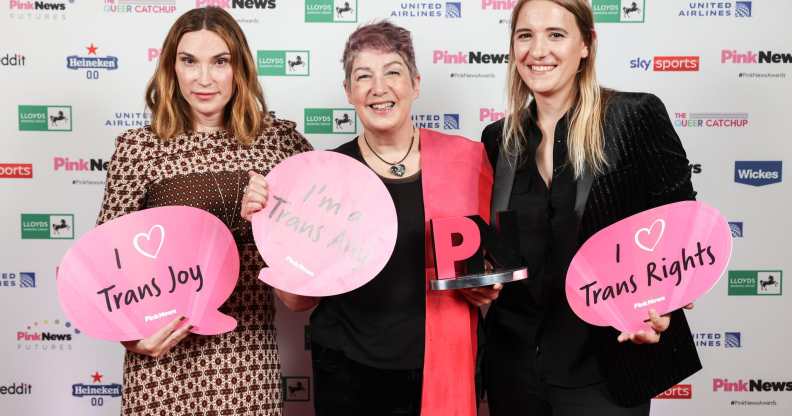 Juno Dawson, Joanne Harris and Hannah Graf MBE